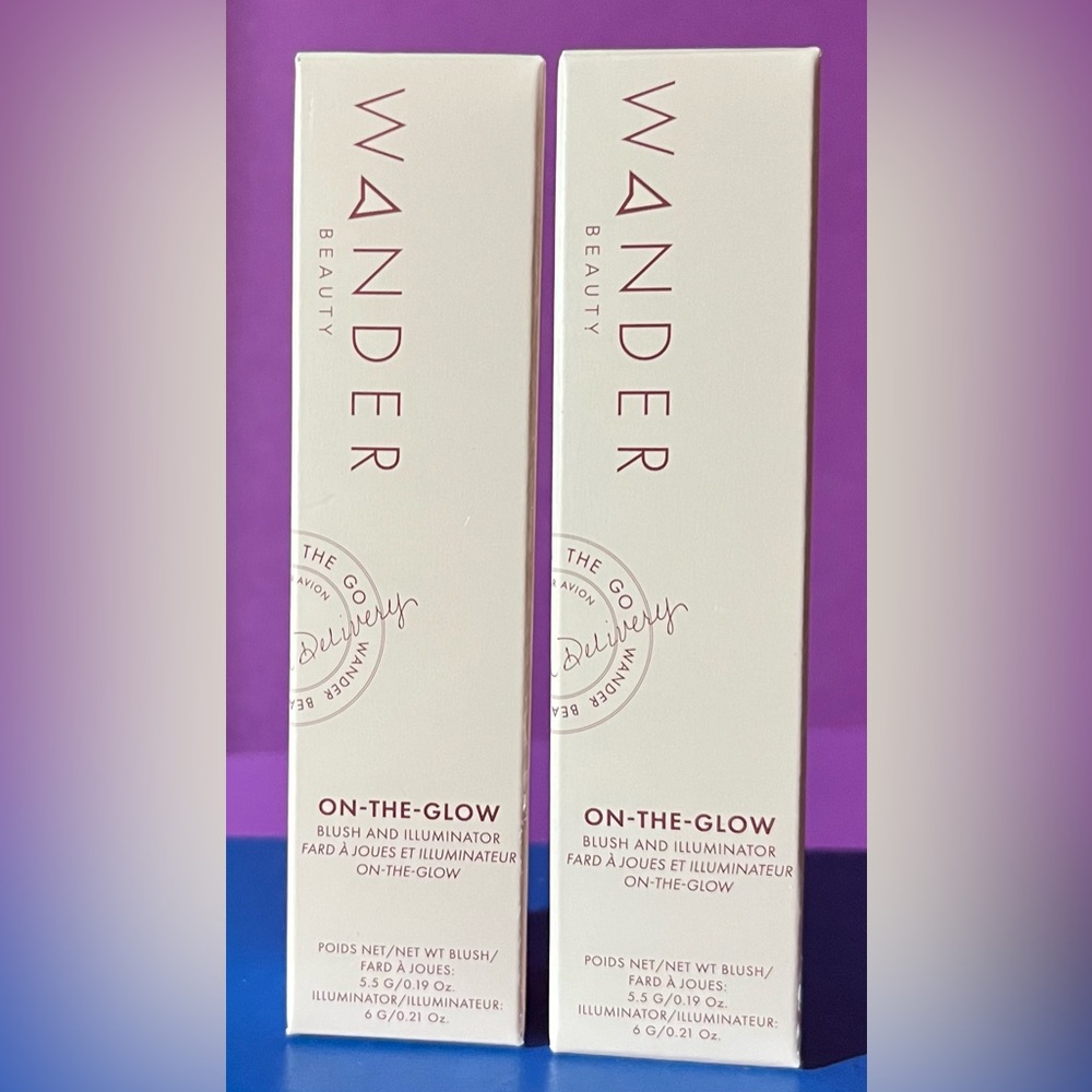 Wander Beauty On-The-Glow Blush and Illuminator. Brand New $15 each Brand New